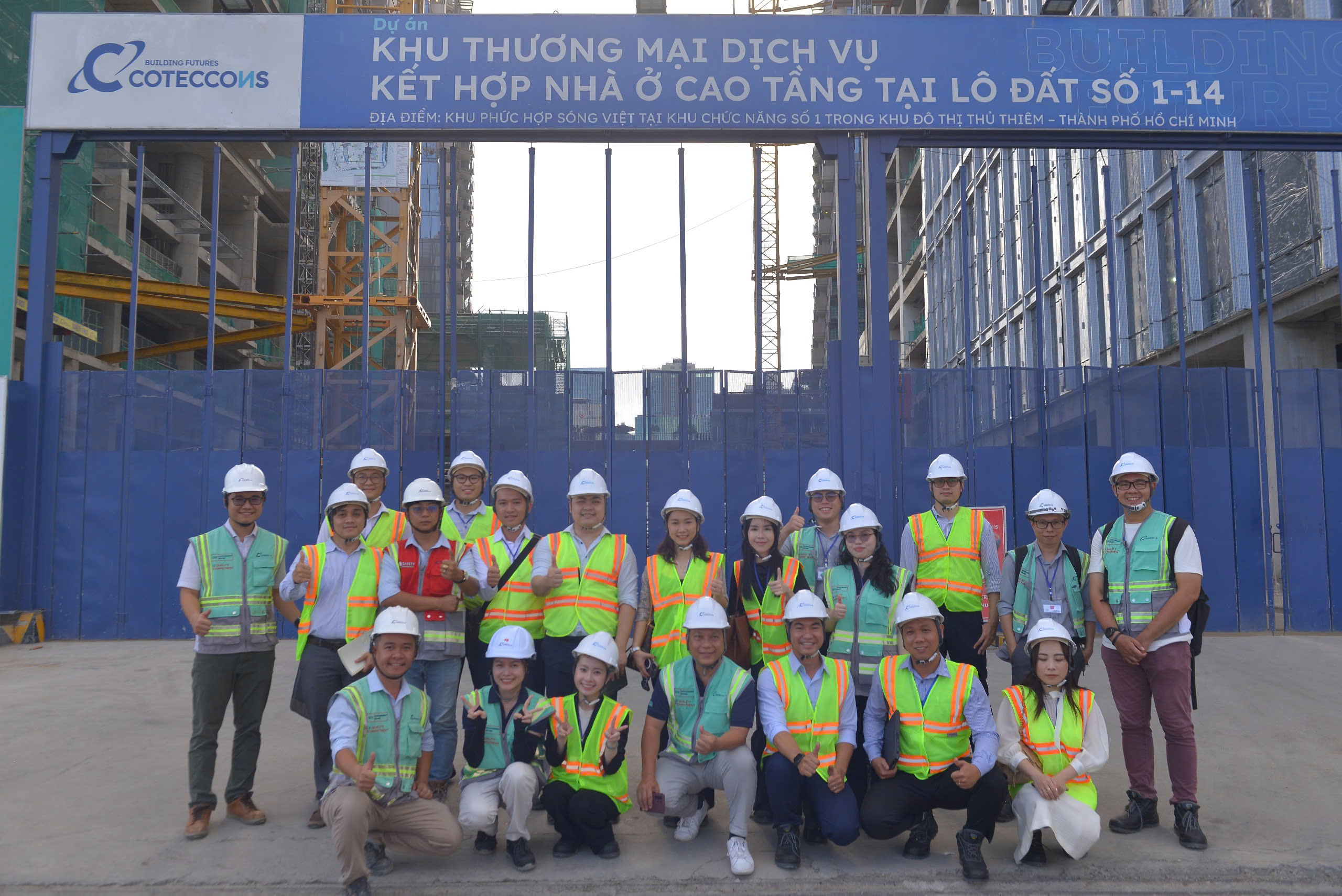COTECCONS ORGANIZES SITE TOUR FOR INVESTORS AT THE METROPOLE MP14 PROJECT