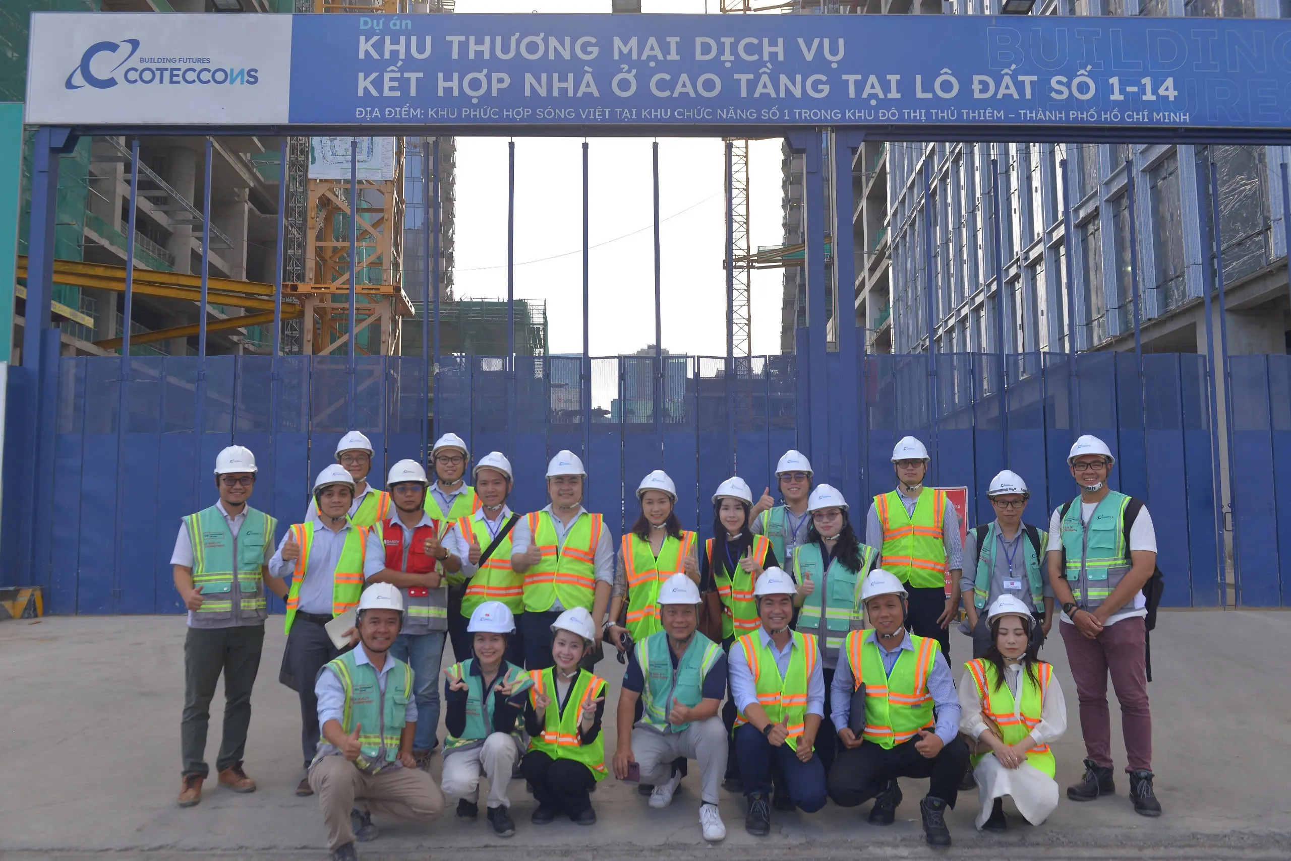 COTECCONS ORGANIZES SITE TOUR FOR INVESTORS AT THE METROPOLE MP14 PROJECT